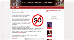 Desktop Screenshot of blog.schoolcrisisplan.com