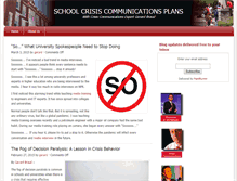 Tablet Screenshot of blog.schoolcrisisplan.com